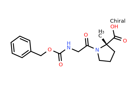 CAS 869001-86-5 | (2S)-1-(2-{[(benzyloxy)carbonyl]amino}acetyl)-2-methylpyrrolidine-2-carboxylic acid