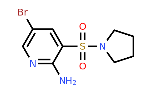 CAS 869008-71-9 | 5-Bromo-3-(pyrrolidine-1-sulfonyl)pyridin-2-amine