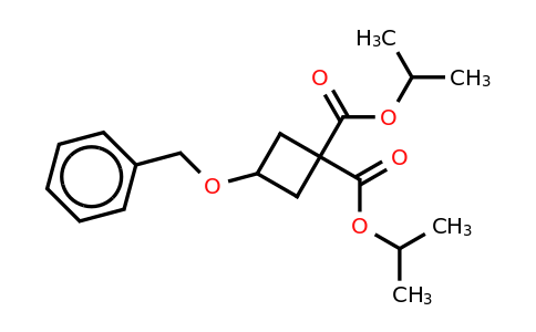 CAS 869109-30-8 | 3-(Phenylmethoxy)-1,1-cyclobutanedicarboxylic acid diisopropyl diester