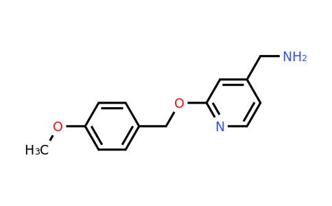 CAS 869293-98-1 | {2-[(4-methoxyphenyl)methoxy]pyridin-4-yl}methanamine