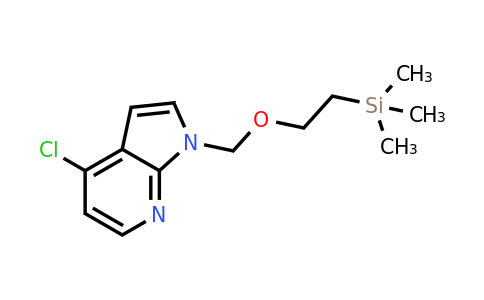 CAS 869335-19-3 | 4-chloro-1-{[2-(trimethylsilyl)ethoxy]methyl}-1H-pyrrolo[2,3-b]pyridine