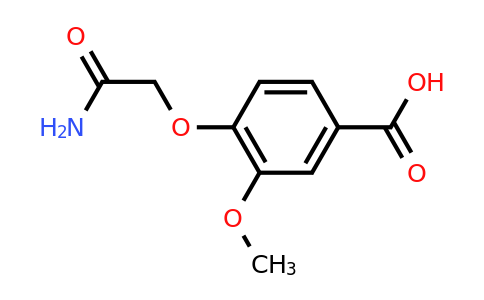 CAS 869464-82-4 | 4-(carbamoylmethoxy)-3-methoxybenzoic acid