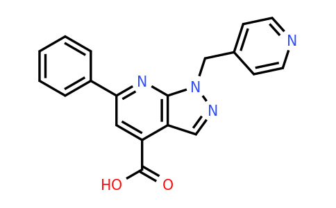 CAS 869464-83-5 | 6-phenyl-1-[(pyridin-4-yl)methyl]-1H-pyrazolo[3,4-b]pyridine-4-carboxylic acid