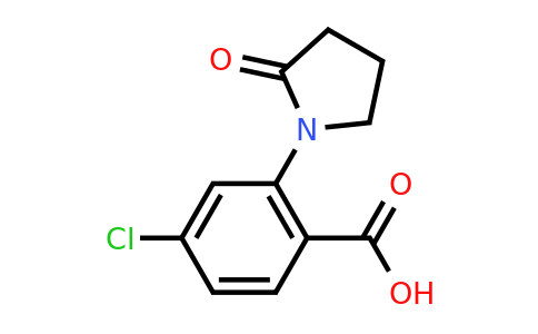 CAS 869464-85-7 | 4-chloro-2-(2-oxopyrrolidin-1-yl)benzoic acid