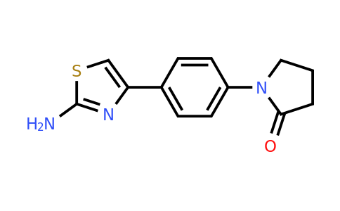 CAS 869464-91-5 | 1-[4-(2-amino-1,3-thiazol-4-yl)phenyl]pyrrolidin-2-one