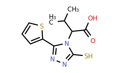 CAS 869472-72-0 | 3-methyl-2-[3-sulfanyl-5-(thiophen-2-yl)-4H-1,2,4-triazol-4-yl]butanoic acid