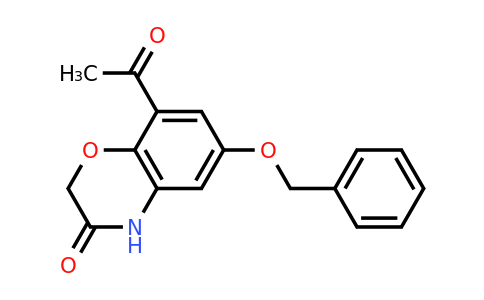 CAS 869478-09-1 | 8-acetyl-6-(benzyloxy)-3,4-dihydro-2H-1,4-benzoxazin-3-one