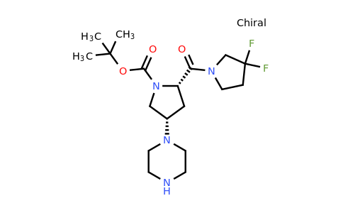 CAS 869489-00-9 | (2S,4S)-1-Boc-2-(3,3-difluoropyrrolidine-1-carbonyl)-4-(1-piperazinyl)pyrrolidine