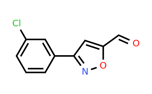 CAS 869496-60-6 | 3-(3-Chloro-phenyl)-isoxazole-5-carbaldehyde
