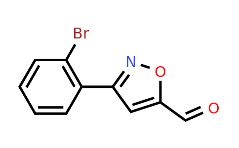 CAS 869496-61-7 | 3-(2-Bromo-phenyl)-isoxazole-5-carbaldehyde