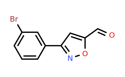 CAS 869496-62-8 | 3-(3-Bromo-phenyl)-isoxazole-5-carbaldehyde