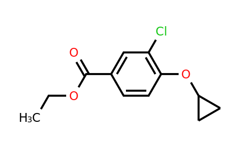 CAS 869569-69-7 | Ethyl 3-chloro-4-cyclopropoxybenzoate