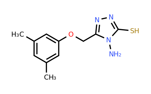 CAS 869634-11-7 | 4-amino-5-[(3,5-dimethylphenoxy)methyl]-4H-1,2,4-triazole-3-thiol