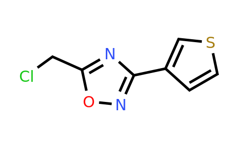 CAS 869709-84-2 | 5-(chloromethyl)-3-(thiophen-3-yl)-1,2,4-oxadiazole