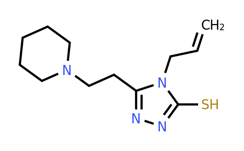 CAS 869709-85-3 | 5-[2-(Piperidin-1-yl)ethyl]-4-(prop-2-en-1-yl)-4H-1,2,4-triazole-3-thiol