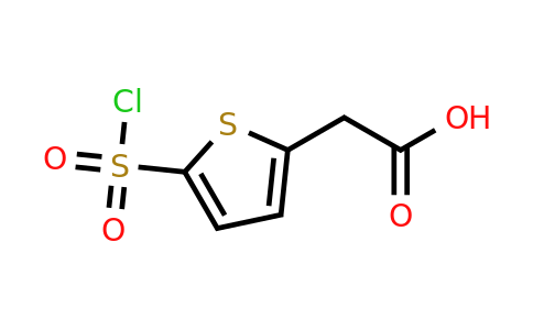 CAS 869709-90-0 | 2-[5-(chlorosulfonyl)thiophen-2-yl]acetic acid