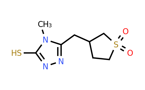 CAS 869716-11-0 | 3-[(4-methyl-5-sulfanyl-4H-1,2,4-triazol-3-yl)methyl]-1lambda6-thiolane-1,1-dione