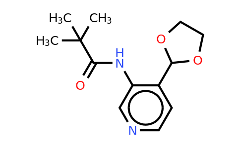 CAS 869735-24-0 | N-(4-[1,3]dioxolan-2-YL-pyridin-3-YL)-2,2-dimethyl-propionamide