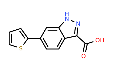 CAS 869783-22-2 | 6-Thiophen-2-YL-1H-indazole-3-carboxylic acid