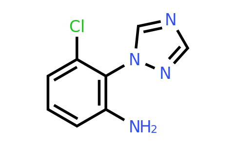 CAS 869942-81-4 | 3-Chloro-2-(1H-1,2,4-triazol-1-yl)aniline