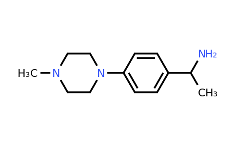 CAS 869945-77-7 | 1-[4-(4-Methylpiperazin-1-yl)phenyl]ethan-1-amine