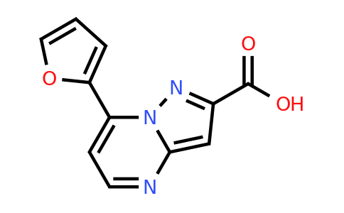 CAS 869947-19-3 | 7-(Furan-2-yl)pyrazolo[1,5-a]pyrimidine-2-carboxylic acid