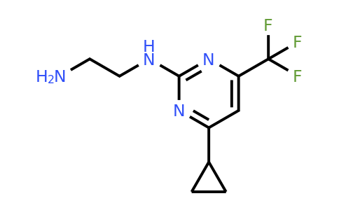 CAS 869950-19-6 | N1-(4-Cyclopropyl-6-(trifluoromethyl)pyrimidin-2-yl)ethane-1,2-diamine