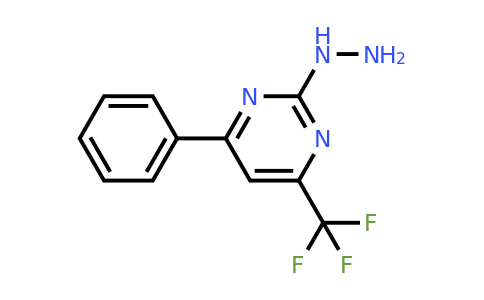 CAS 869952-73-8 | 2-Hydrazinyl-4-phenyl-6-(trifluoromethyl)pyrimidine