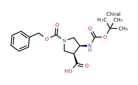 CAS 869956-11-6 | (3S,4S)-1-[(benzyloxy)carbonyl]-4-{[(tert-butoxy)carbonyl]amino}pyrrolidine-3-carboxylic acid