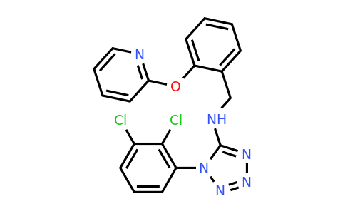 CAS 870061-27-1 | 1-(2,3-dichlorophenyl)-n-(2-(pyridin-2-yloxy)benzyl)-1h-tetrazol-5-amine