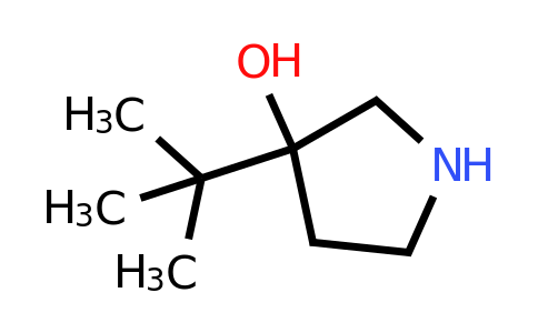 CAS 870068-97-6 | 3-tert-butylpyrrolidin-3-ol