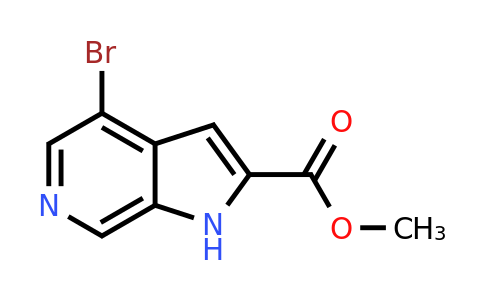 CAS 870235-32-8 | methyl 4-bromo-1H-pyrrolo[2,3-c]pyridine-2-carboxylate