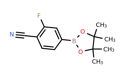 CAS 870238-67-8 | 2-Fluoro-4-(4,4,5,5-tetramethyl-1,3,2-dioxaborolan-2-YL)benzonitrile