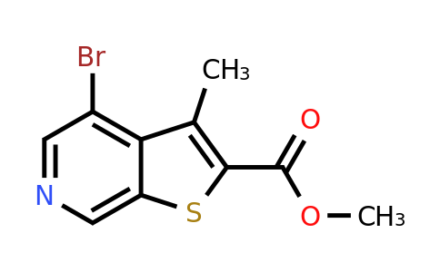 CAS 870244-28-3 | methyl 4-bromo-3-methylthieno[2,3-c]pyridine-2-carboxylate