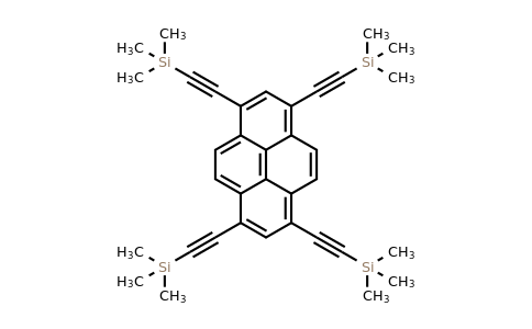CAS 870258-96-1 | 1,3,6,8-Tetrakis((trimethylsilyl)ethynyl)pyrene