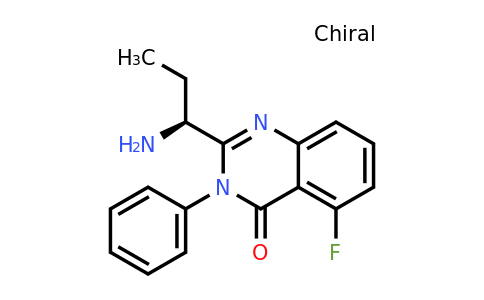 CAS 870281-86-0 | 2-[(1S)-1-aminopropyl]-5-fluoro-3-phenyl-3,4-dihydroquinazolin-4-one