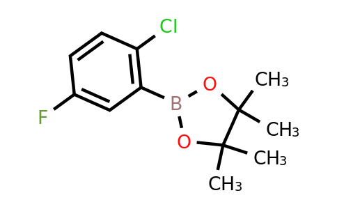 CAS 870486-41-2 | 2-(2-Chloro-5-fluorophenyl)-4,4,5,5-tetramethyl-1,3,2-dioxaborolane