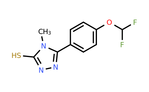 CAS 870540-34-4 | 5-(4-(Difluoromethoxy)phenyl)-4-methyl-4H-1,2,4-triazole-3-thiol