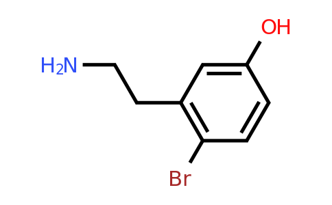 CAS 870600-12-7 | 3-(2-Amino-ethyl)-4-bromo-phenol