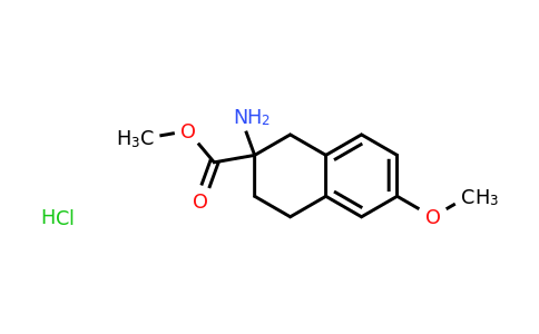 CAS 87063-11-4 | 2-Amino-6-methoxy-1,2,3,4-tetrahydro-naphthalene-2-carboxylic acid methyl ester hydrochloride