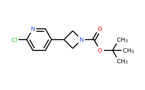 CAS 870689-19-3 | tert-Butyl 3-(6-chloropyridin-3-yl)azetidine-1-carboxylate