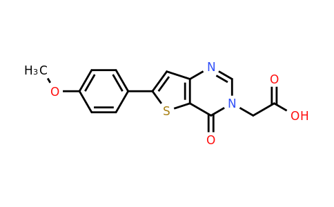 CAS 870692-87-8 | 2-[6-(4-methoxyphenyl)-4-oxo-3H,4H-thieno[3,2-d]pyrimidin-3-yl]acetic acid