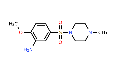CAS 870692-97-0 | 2-methoxy-5-[(4-methylpiperazin-1-yl)sulfonyl]aniline