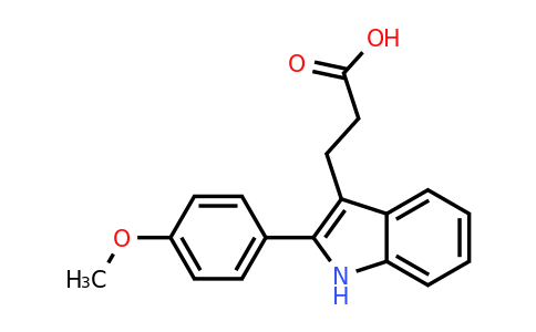 CAS 870693-10-0 | 3-[2-(4-methoxyphenyl)-1H-indol-3-yl]propanoic acid