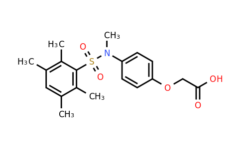 CAS 870693-11-1 | 2-[4-(N-methyl2,3,5,6-tetramethylbenzenesulfonamido)phenoxy]acetic acid