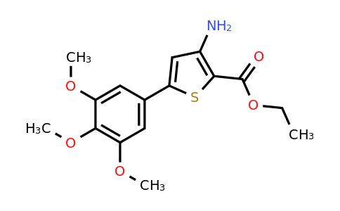 CAS 870693-17-7 | ethyl 3-amino-5-(3,4,5-trimethoxyphenyl)thiophene-2-carboxylate