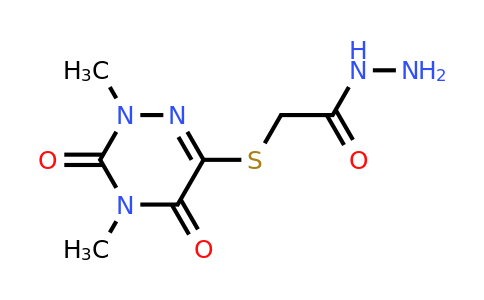 CAS 870693-18-8 | 2-[(2,4-dimethyl-3,5-dioxo-2,3,4,5-tetrahydro-1,2,4-triazin-6-yl)sulfanyl]acetohydrazide