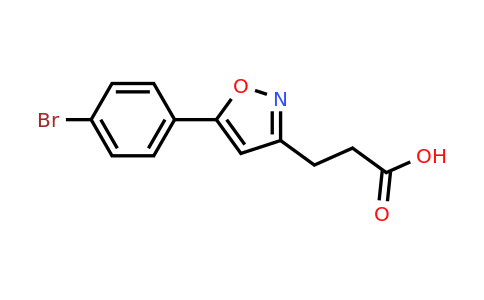 CAS 870703-99-4 | 3-(5-(4-Bromophenyl)isoxazol-3-yl)propanoic acid