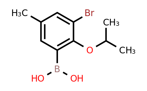CAS 870718-01-7 | 3-Bromo-2-isopropoxy-5-methylphenylboronic acid
