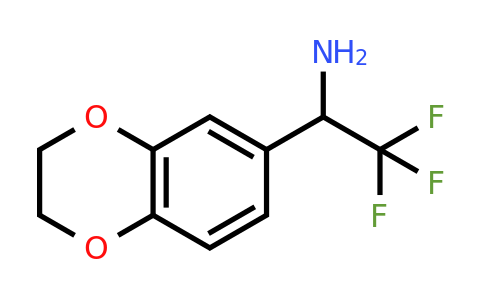 CAS 870761-06-1 | 1-(2,3-dihydro-1,4-benzodioxin-6-yl)-2,2,2-trifluoroethan-1-amine
